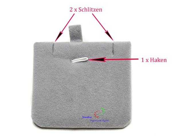 Schmucketuis Geschenkbox Schmuckaufbewahrung mit Veloursüberzug